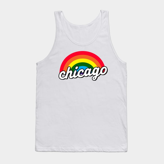 Chicago Gay Pride Rainbow Tank Top by McNutt